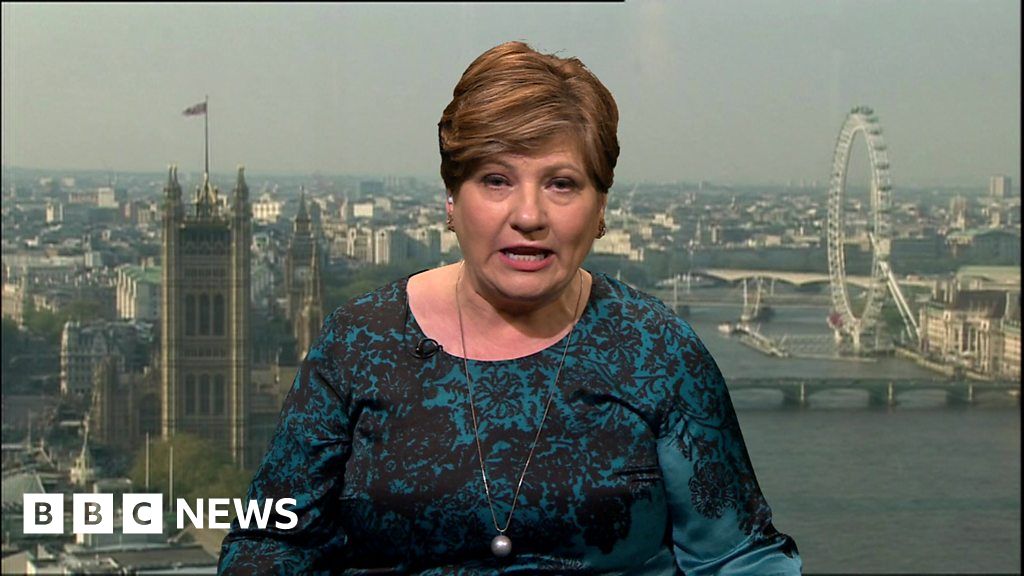 Emily Thornberry Says Pm Is Being Incredibly Weak Bbc News