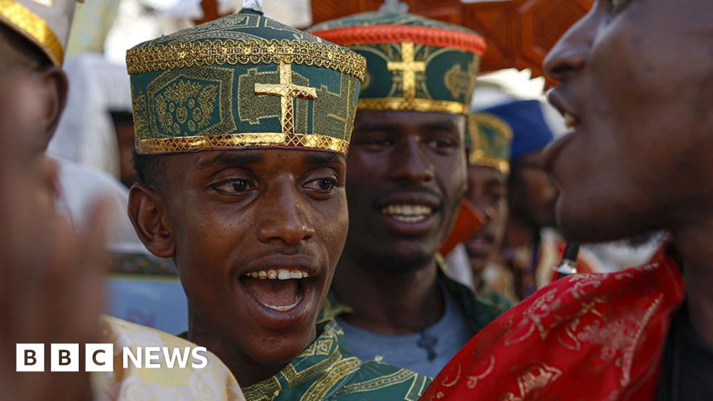 Drums, chants and celebrations as Ethiopians mark the baptism of Jesus