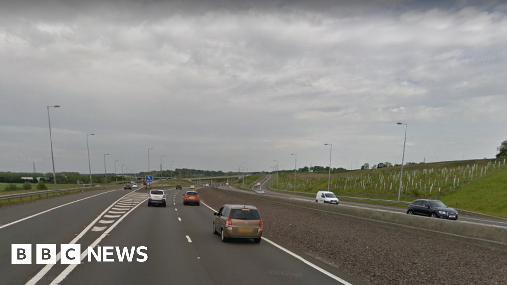 Police appeal after driver dies following M80 road crash - BBC News