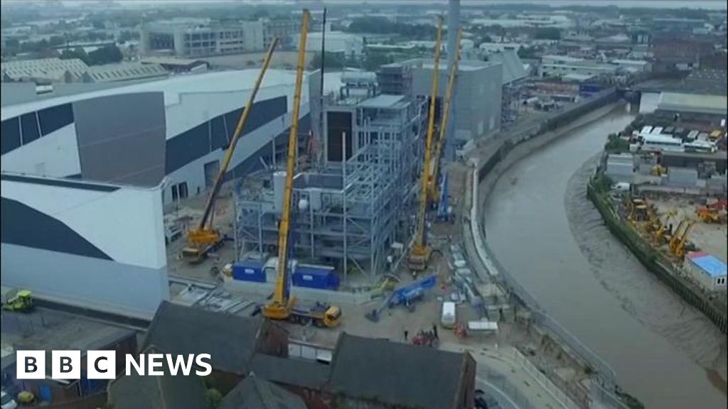 Tour of Hull's new £200m waste energy plant