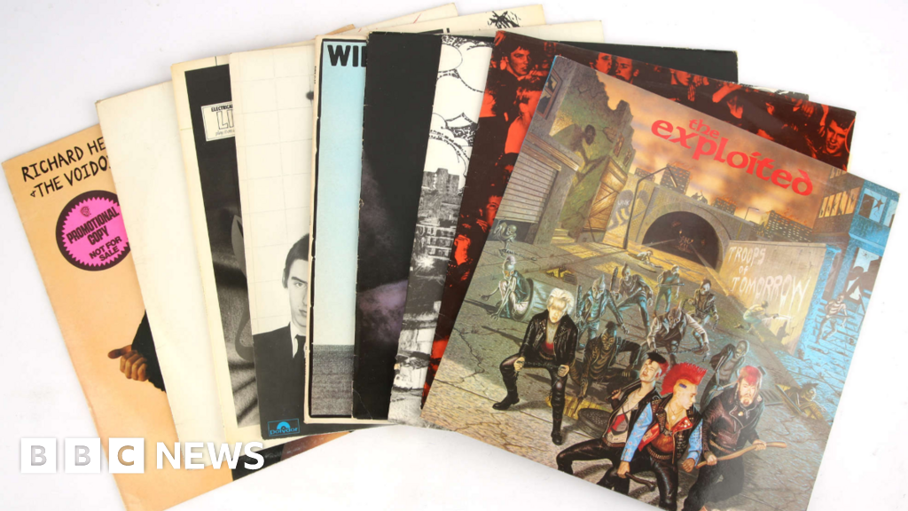 bbc.co.uk - Nathan Bevan - Record producer's music collection goes up for auction in Woking