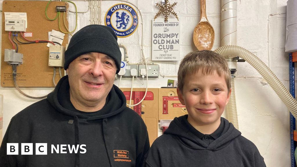 The 10-year-old with his own woodworking business