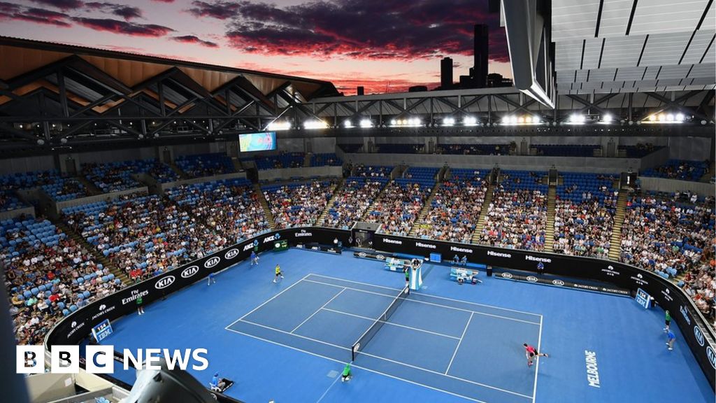 Tennis and politics clash on Australian Open centre court BBC News