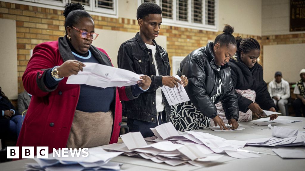 First results announced from South Africa election