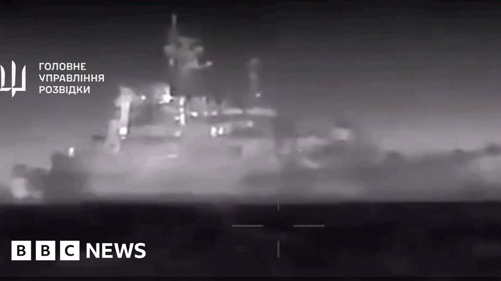 Ukraine claims sinking of Russian ship off Crimea