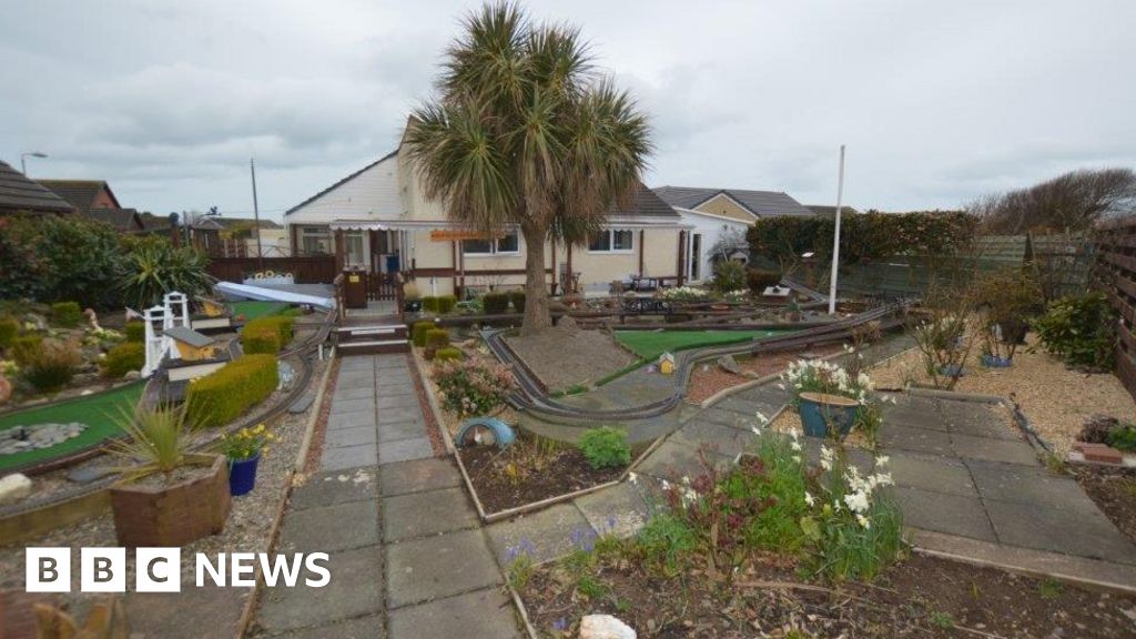 House with 900ft model railway for sale in south Gwynedd