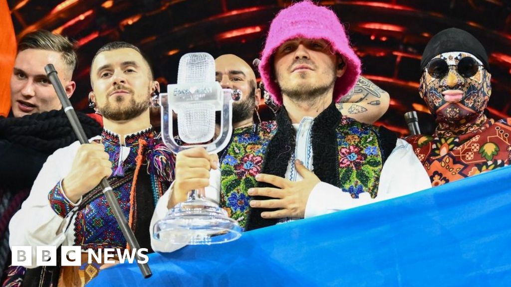 Ukraine war: Eurovision trophy sold to buy drones for Ukraine