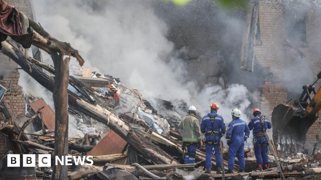Large-scale Russian attack on Ukraine leaves four dead and dozens injured
