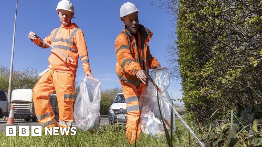 Council collects 17 tonnes of litter in Telford cleanup BBC News