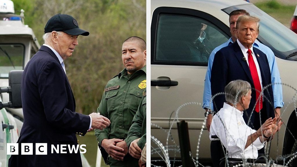 Biden And Trump At The Border: How The Visits Played Out - BBC News