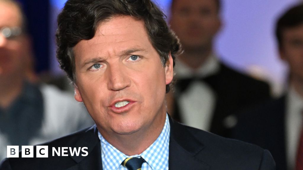 Tucker Carlson breaks silence after Fox News exit - BBC