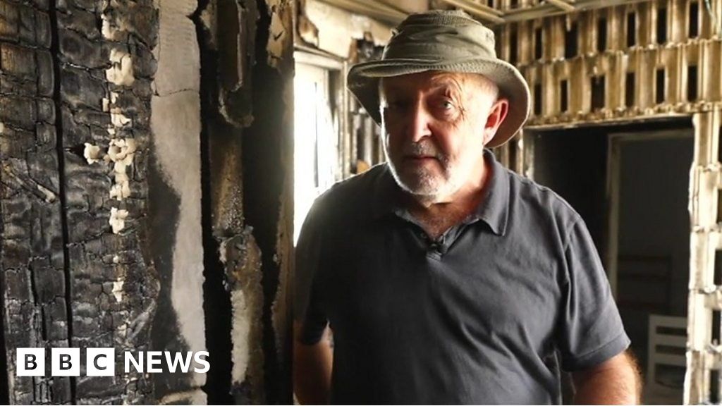 BBC visits ruins of kibbutz Nir Oz, abandoned after Hamas attack