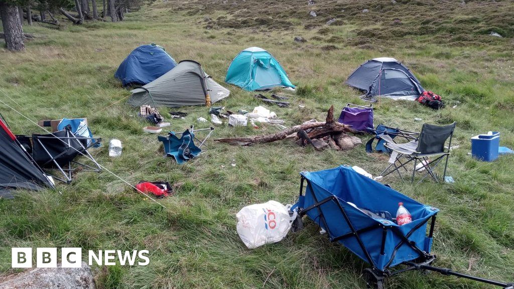 Rise In Toileting And Litter Problems In Cairngorms Bbc News