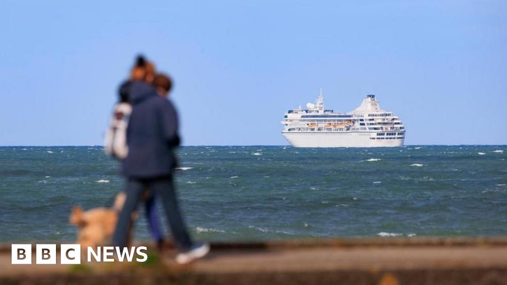 Cruise ship that was stranded in Belfast finally heads off to next destination