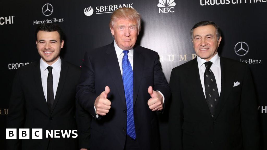 Emin Agalarov Russian Singer With Trump Links Cancels Us Tour Bbc News