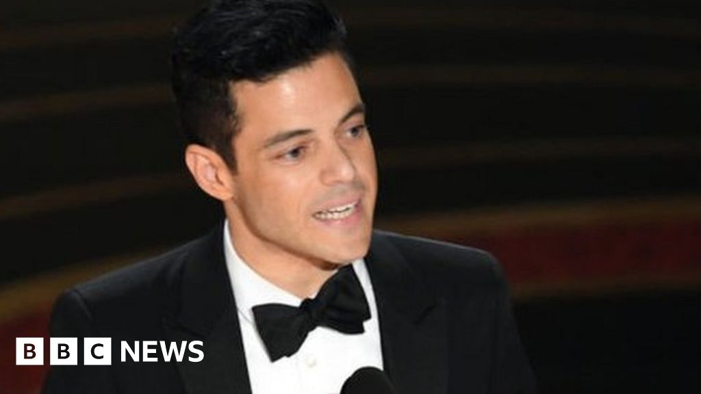 Chinese Broadcaster Censors Rami Malek Oscars Speech Bbc News 