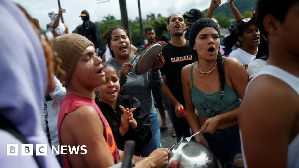 Venezuela election: Caracas echoes with loud protests against Maduro’s victory claim