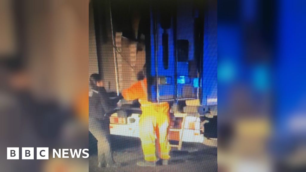 Ten men found inside lorry on M25 arrested