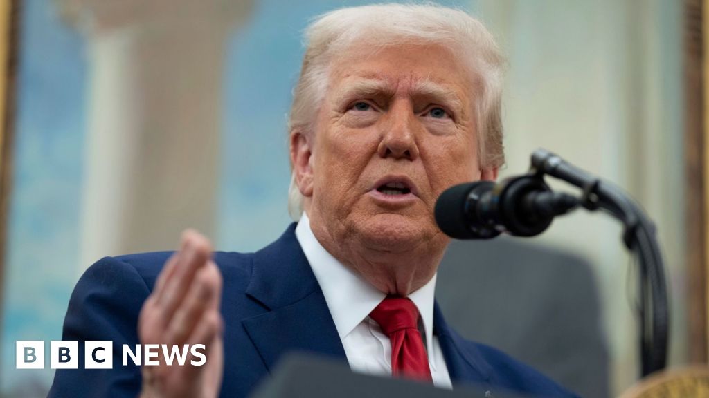 Trump blasts 'nasty' chicken gibe about his tariff reversals