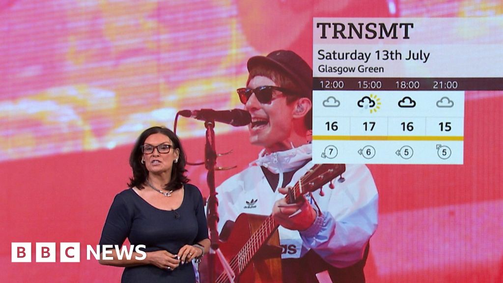 TRNSMT 2024 weather forecast for the festival weekend BBC News