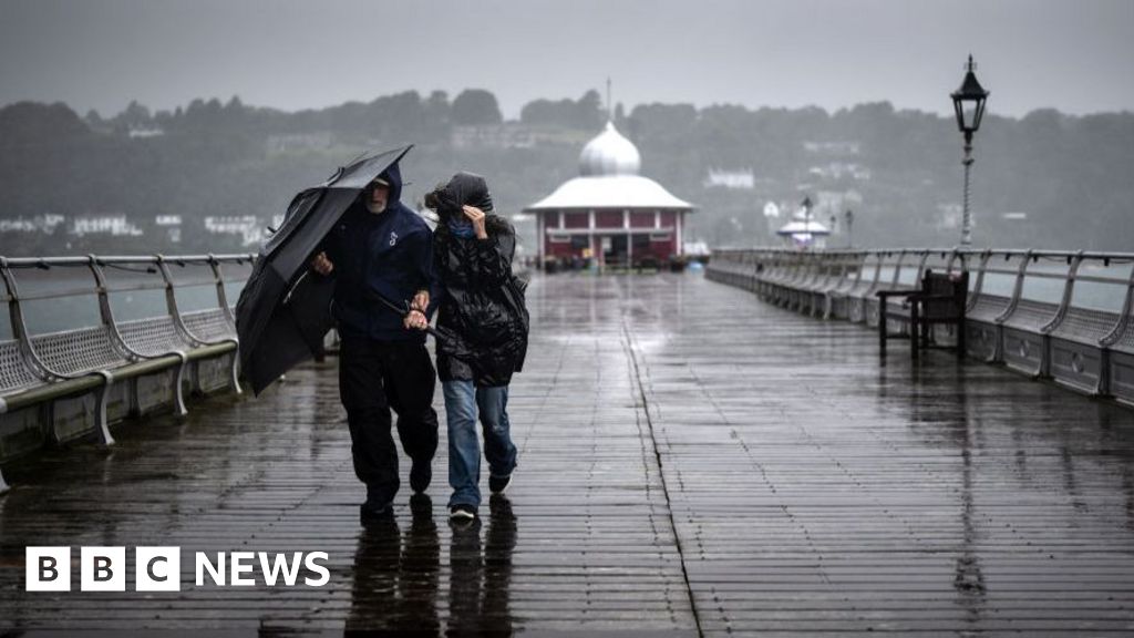 Wind and rain warnings as Storm Amy hits parts of UK