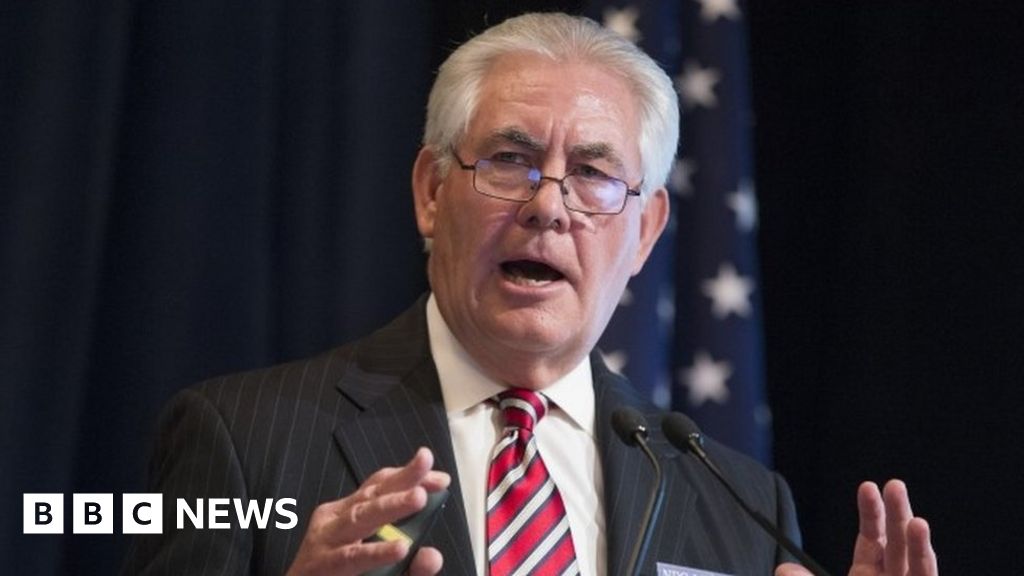 Trump Praises Exxons Rex Tillerson Tipped For Top Diplomat Bbc News