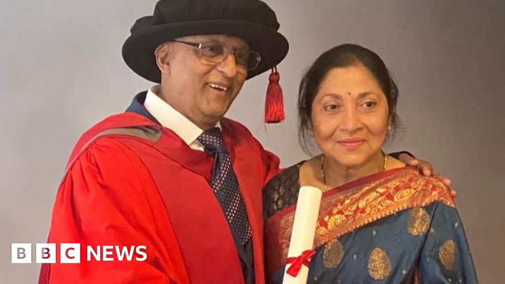 'I promised my dad  now I've got a PhD at 69'