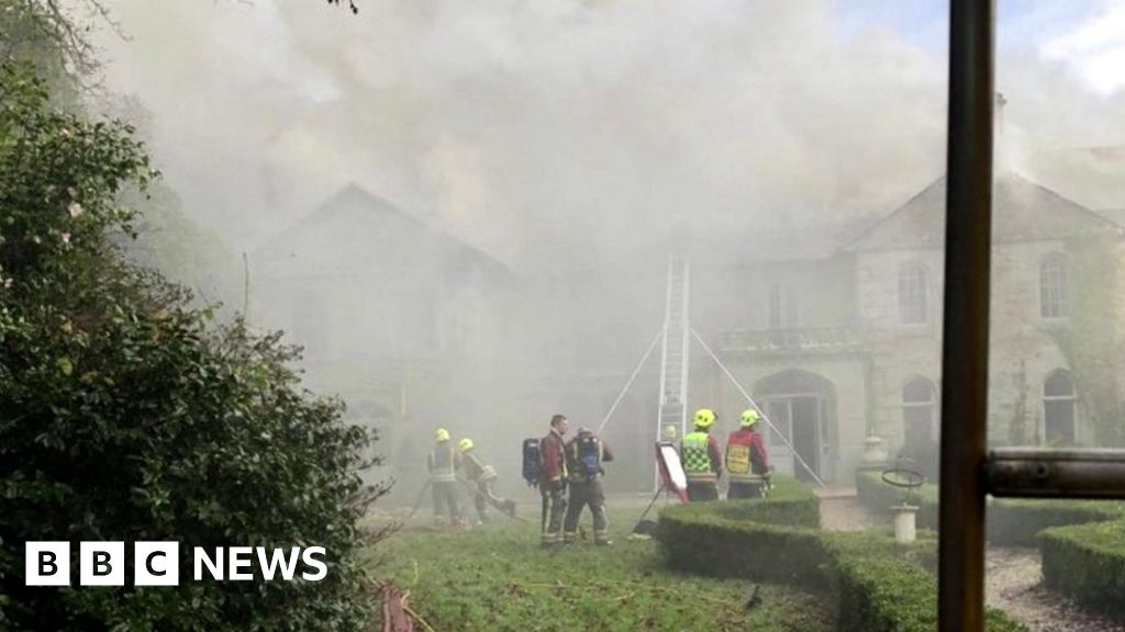 Lostwithiel 18th Century manor hit by major blaze