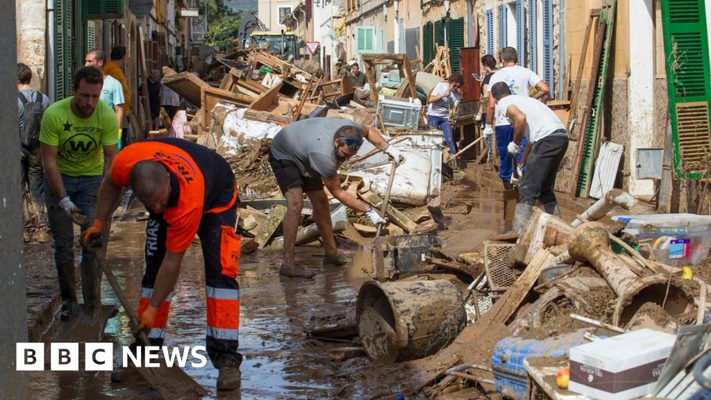 Majorca floods Scenes of hell on an island paradise BBC News