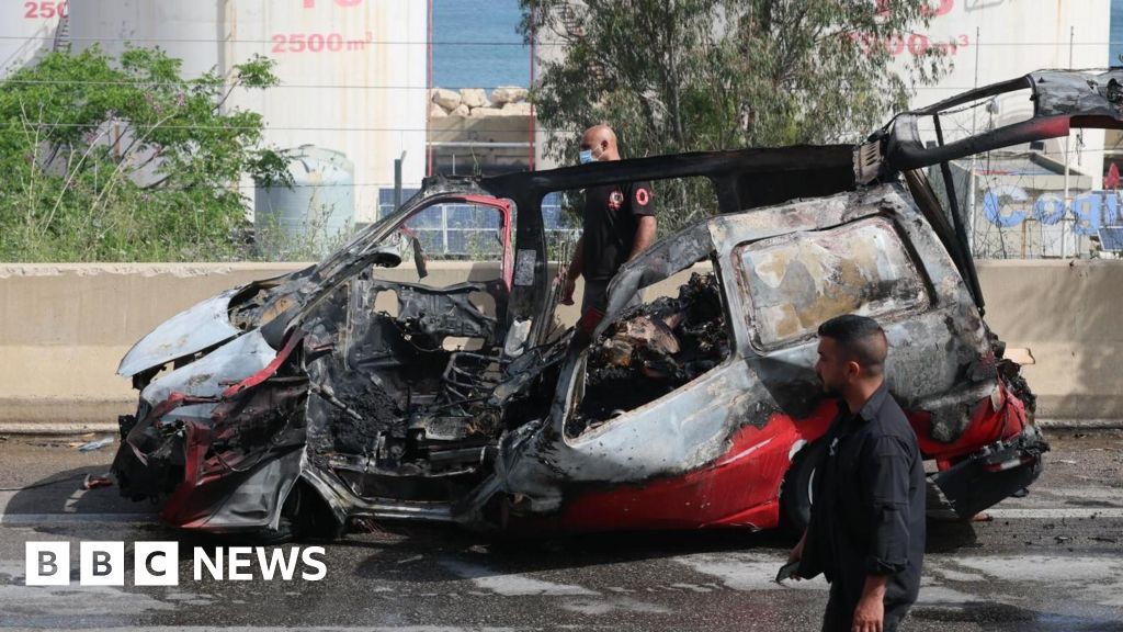 Israeli strikes on cars in southern Lebanon kill 12, health ministry says