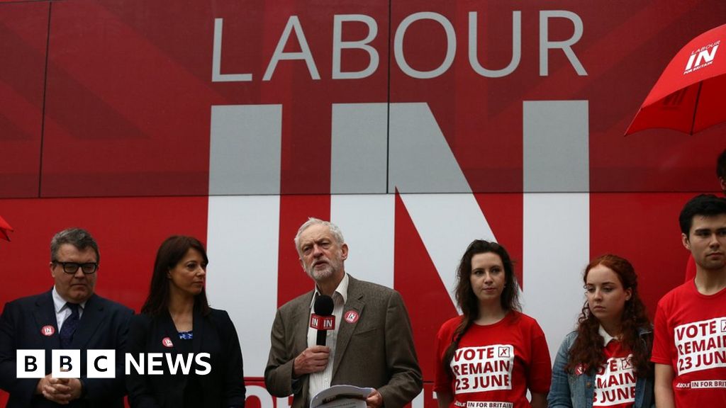 Labour Is Urging Its Voters Not To Back Brexit Bbc News 