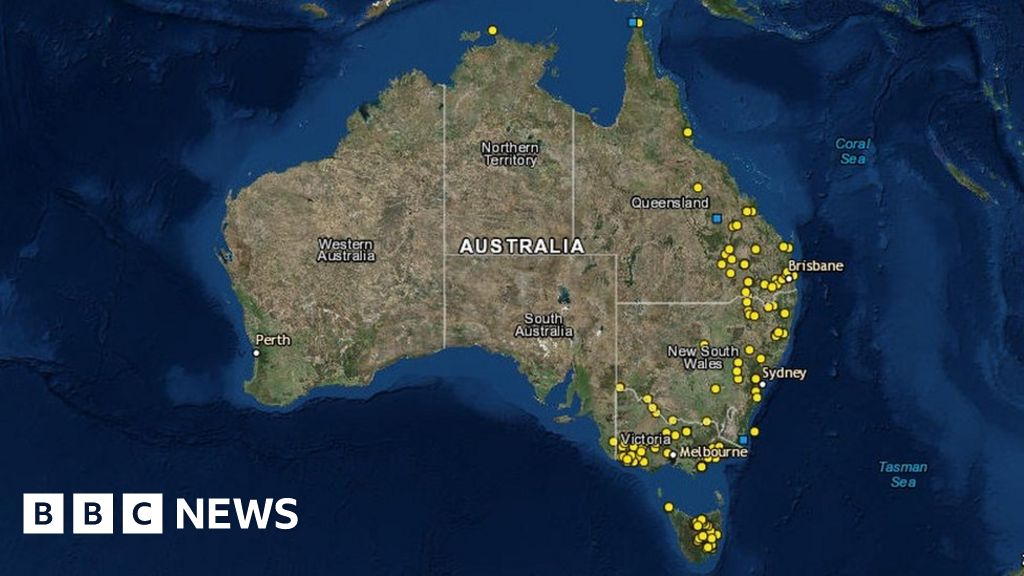 Map charts early massacres of indigenous Australians - BBC News
