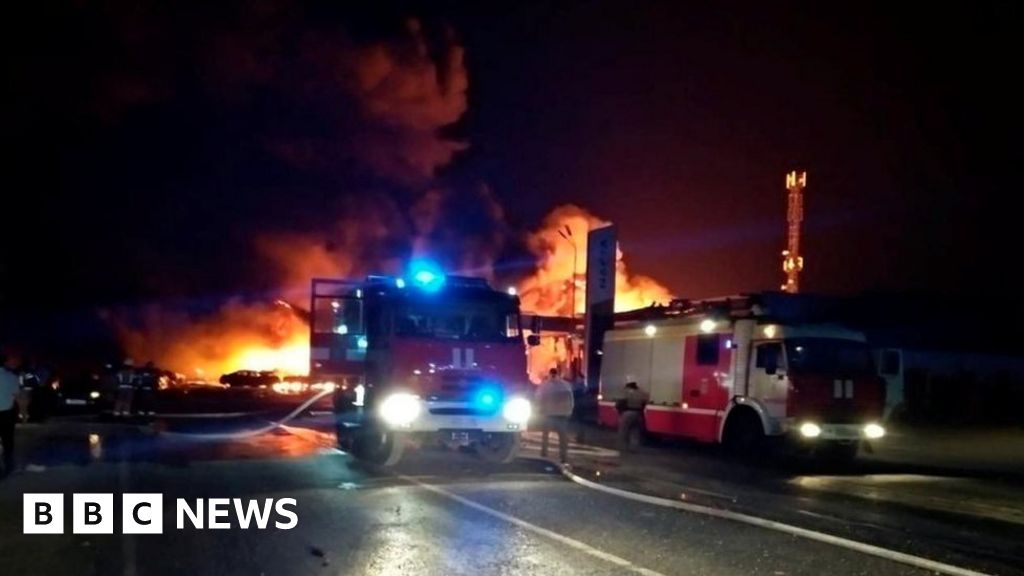 Най-малко 12 души загинаха в ад на бензиностанция в Южна Русия