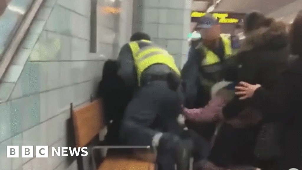 Swedish Outcry As Pregnant Woman Dragged Off Train c News
