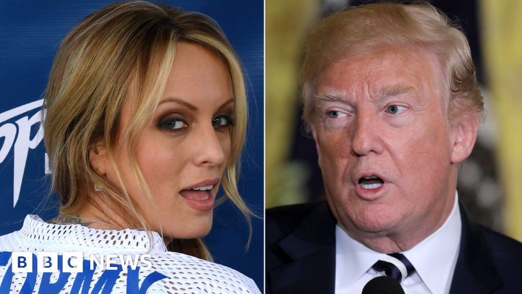 Dani Danial Sex Videos Waching - Stormy Daniels and Trump: The conflicting statements - BBC News