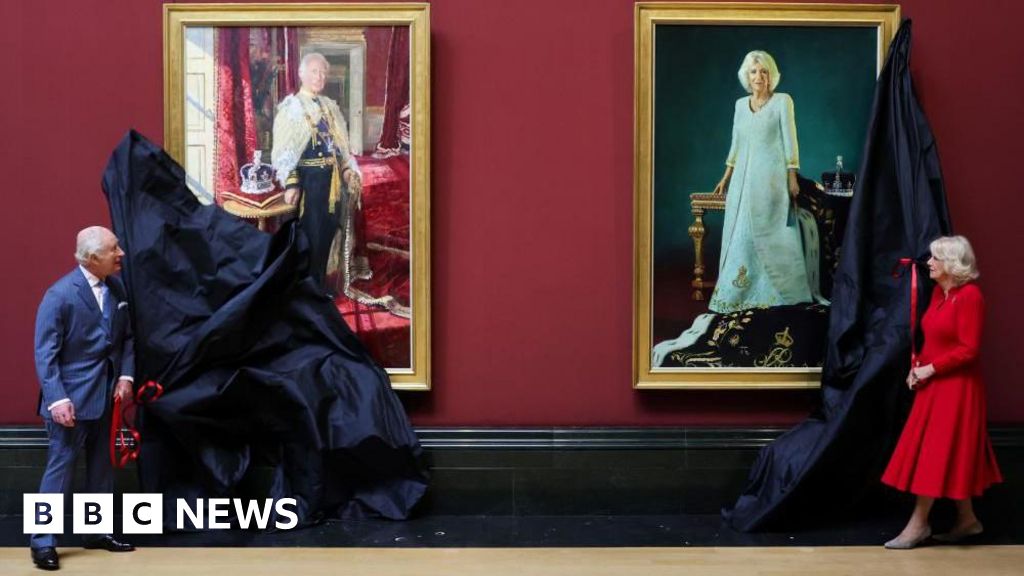 King and Queen unveil Coronation portraits