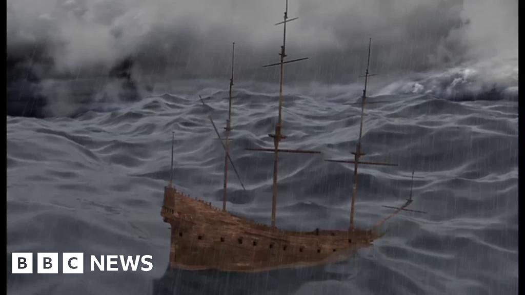 The sinking of Dutch ship Rooswijk on Goodwin Sands BBC News