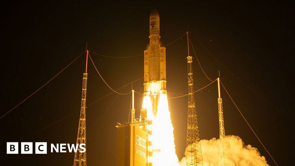 Watch The Moment Europe’s Last Ariane-5 Rocket Blasts Off