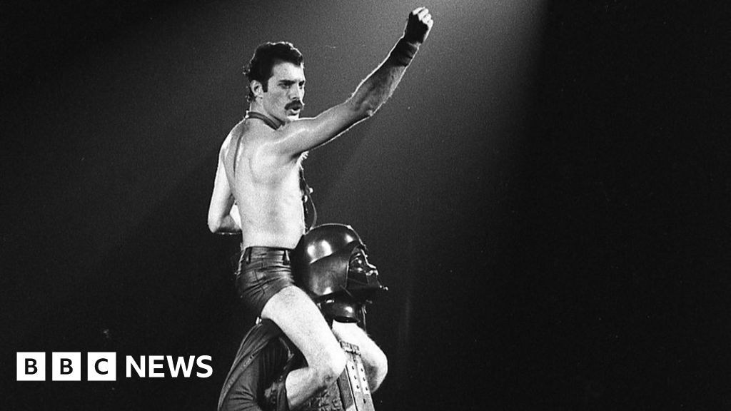 Freddie Mercury’s ‘shortest, tightest’ leather shorts sell for £18,000