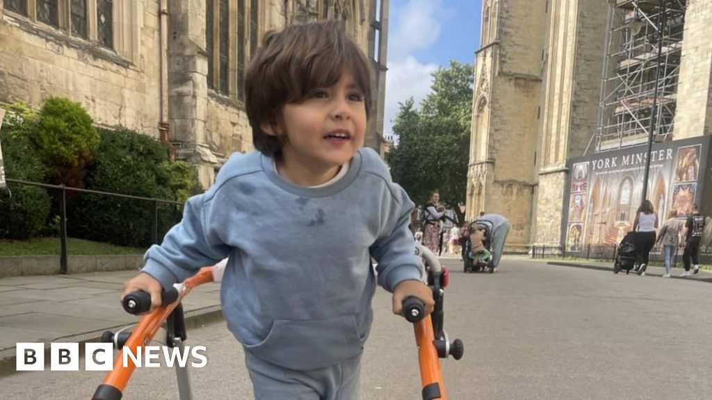 Cerebral palsy Fundraiser to help York boy, 4, walk unaided