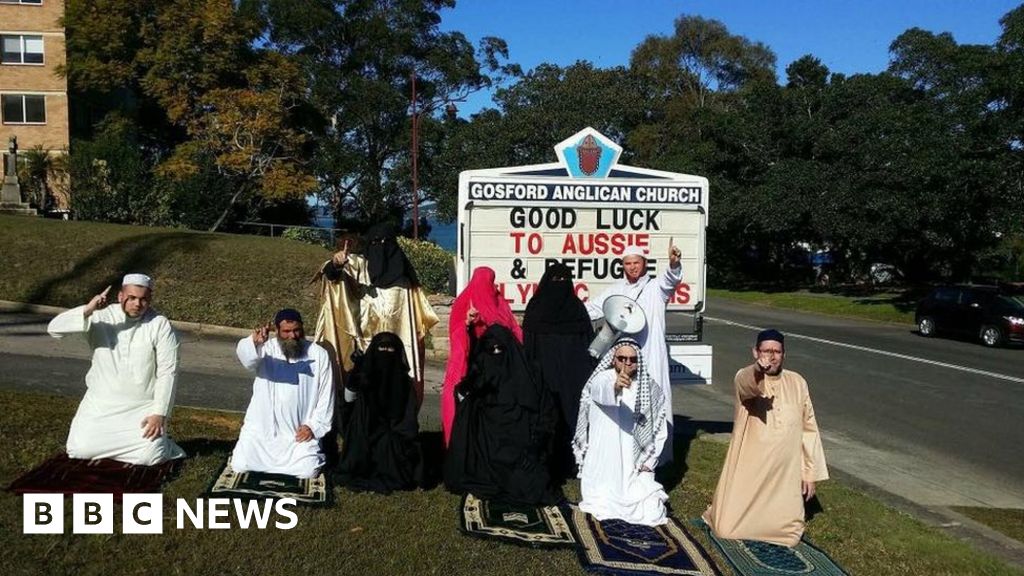 AntiIslam group storms Anglican church in Australia BBC News