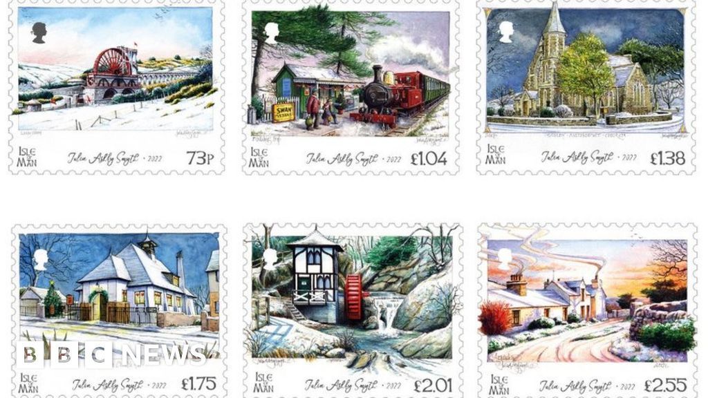 以英國女王伊麗莎白二世為主題的馬恩島郵票最後發行