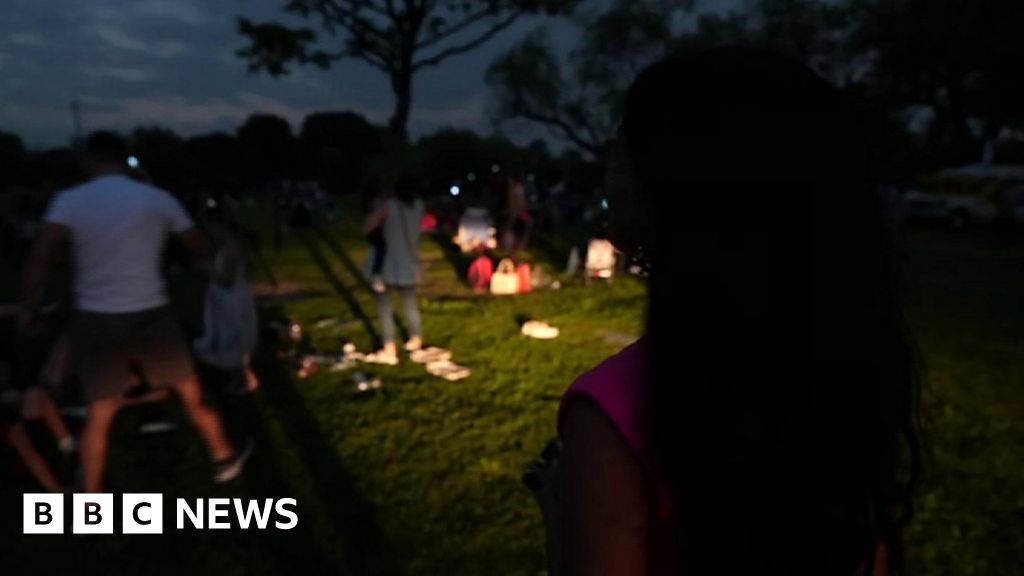 'It's just amazing' - BBC reporter stunned by eclipse over Texas