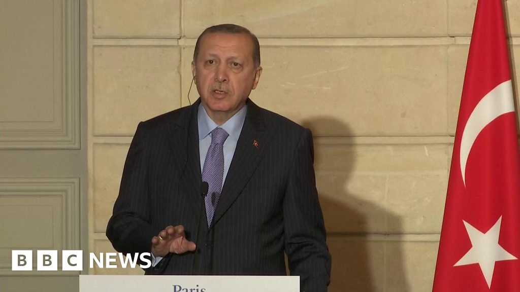 Turkish President Erdogan Berates French Journalist - BBC News