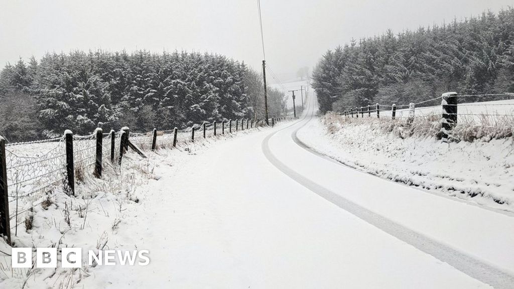Weather warnings as snow hits northern Scotland
