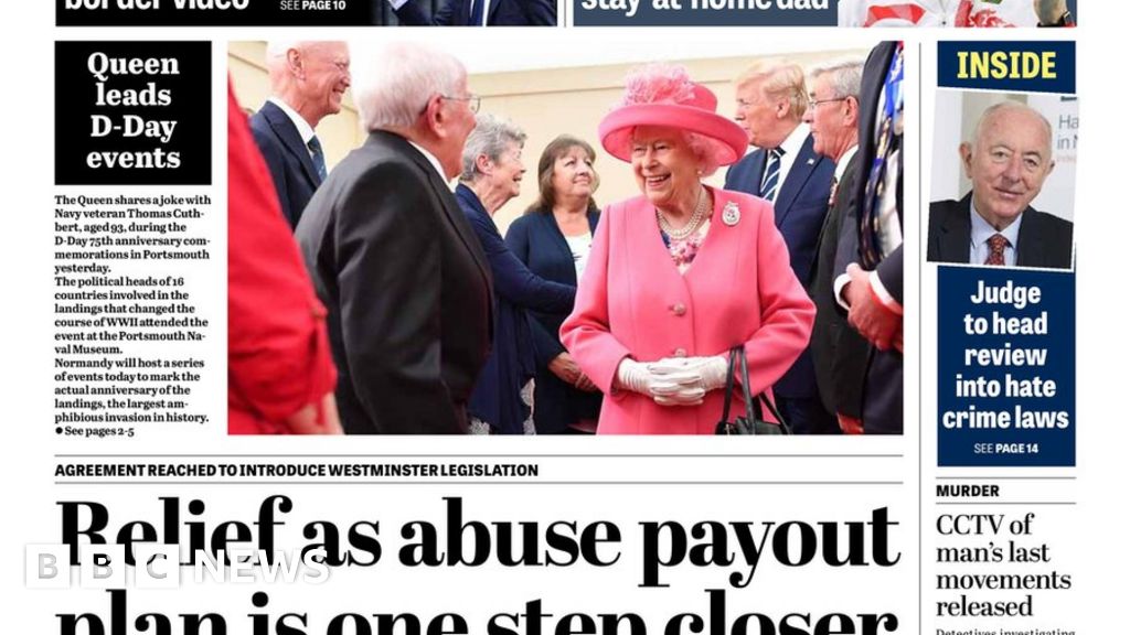 NI Paper Review: Trump Dominates The Headlines - BBC News