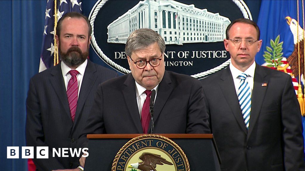 Image result for Mueller report: US Attorney General William Barr on findings