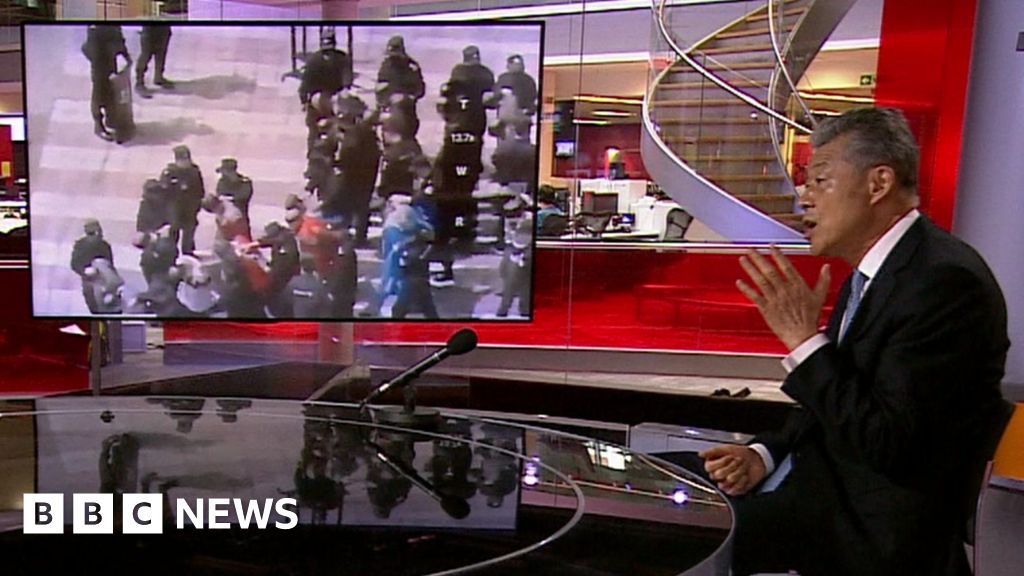 China S Ambassador Challenged On Treatment Of Uighurs Bbc News