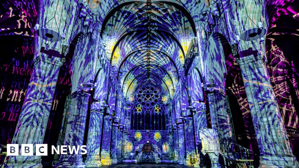 Rochester Cathedral lightshow to explore the concept of time
