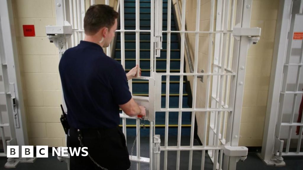 Under 100 spaces in men's prisons in England and Wales